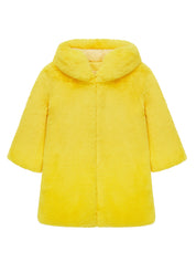 KIDS FAUX FUR EILLE HOODIE COAT