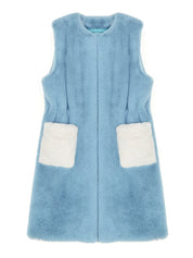 FAUX FUR CIEL VEST